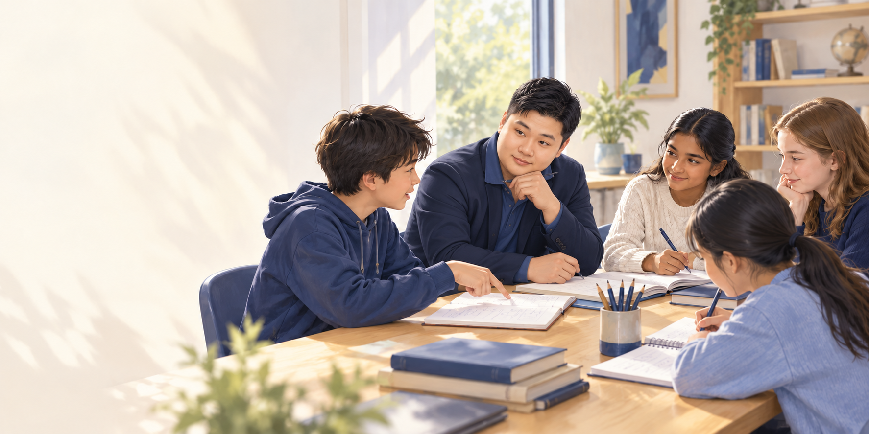 Illustration of small-group learning